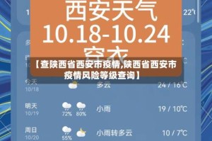 【查陕西省西安市疫情,陕西省西安市疫情风险等级查询】