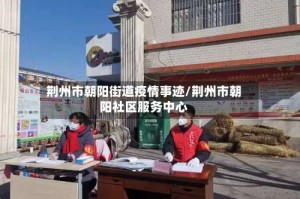 荆州市朝阳街道疫情事迹/荆州市朝阳社区服务中心
